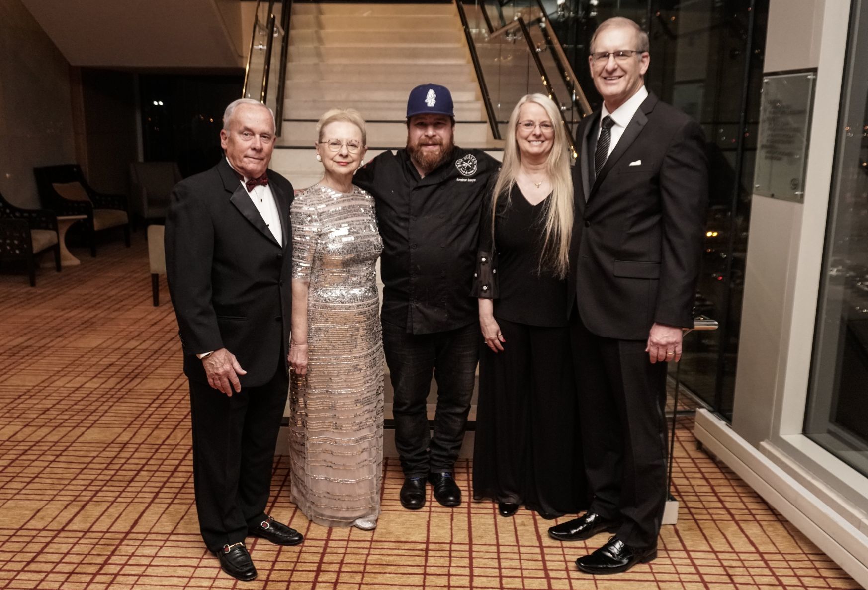 Gary and Becky Kueker, Chef Jonathon Sawyer, Jeff and Shelly Pittman